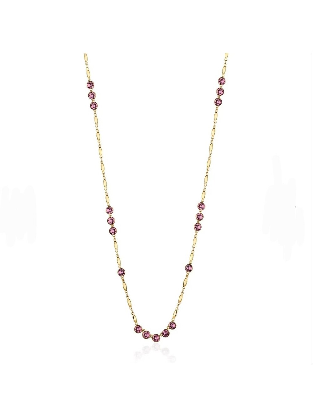 Brosway Affinity Acciai Necklace with Pink Stones